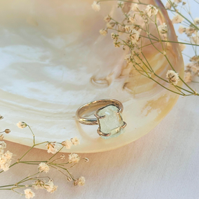 Sole Aquamarine Silver 925 Ring