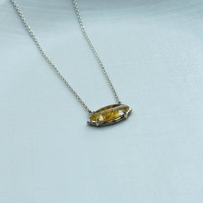 Eye Rutile Pendant Necklace