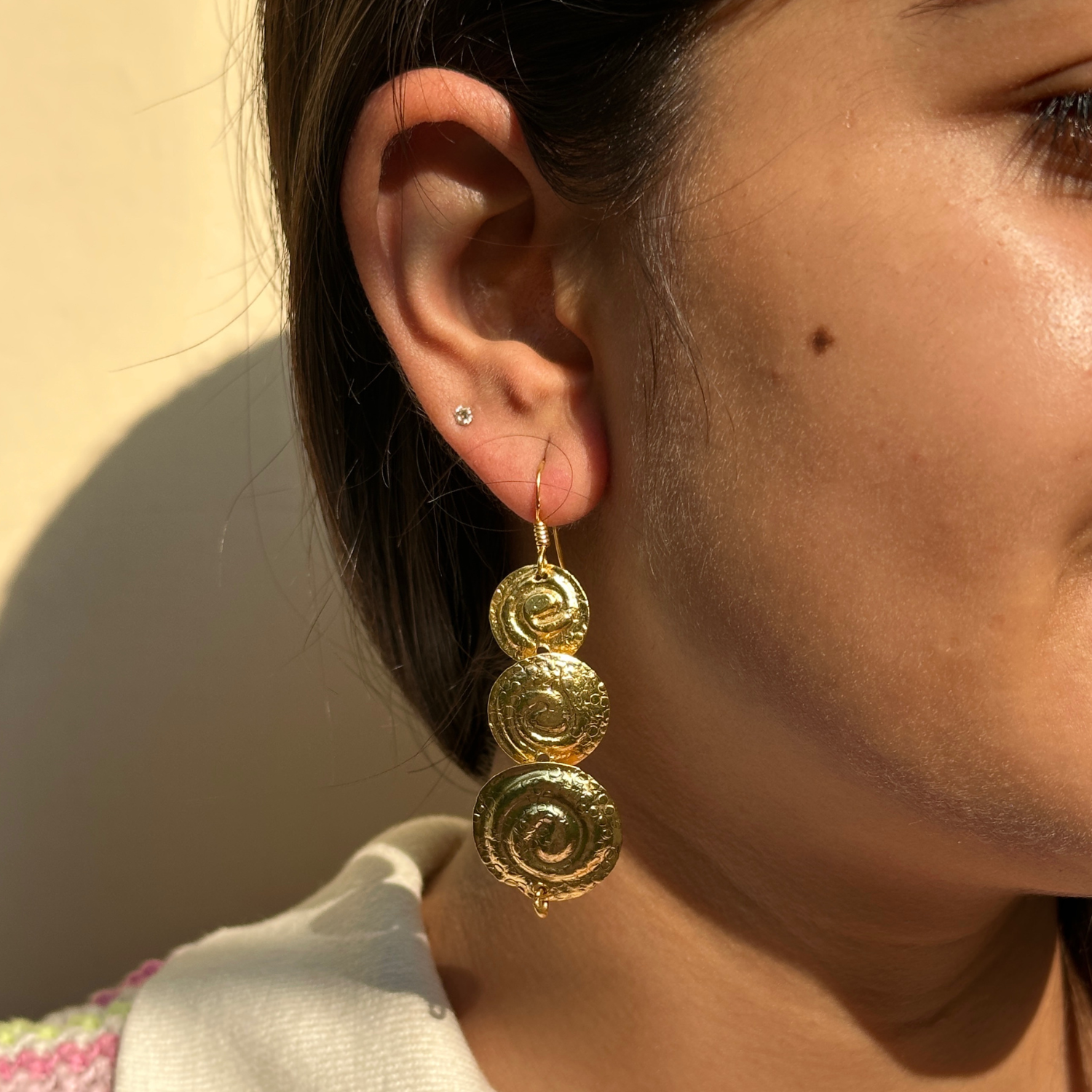 Remi Gold Plated Silver 925 Earrings