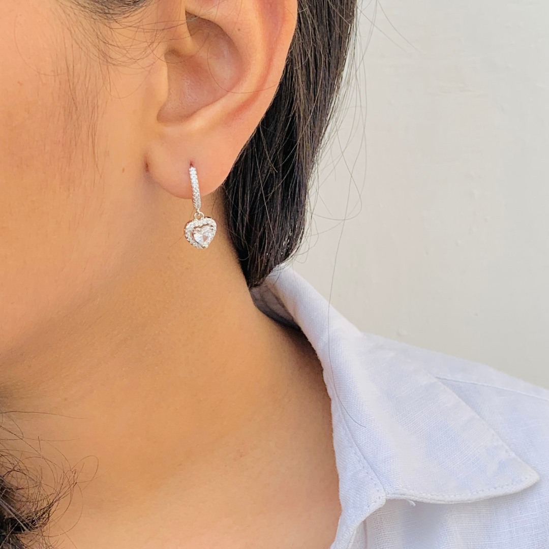 Chic Silver Hoop Earings