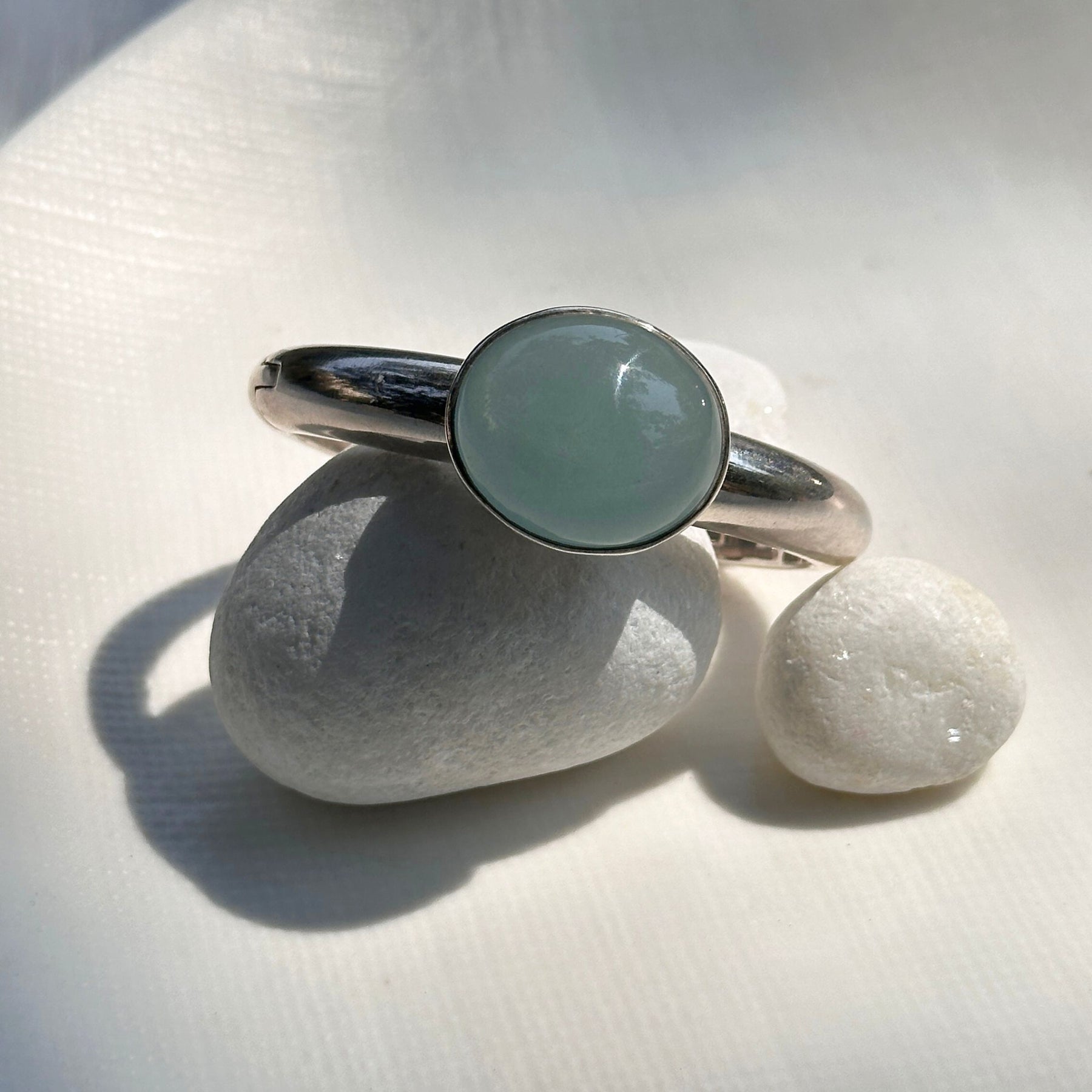 Neris Aquamarine Silver 925 Bracelet