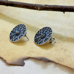 Ekada Traditional Silver 925 Earrings