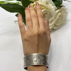 Kalyani Traditional Silver 925 Cuff Bangle