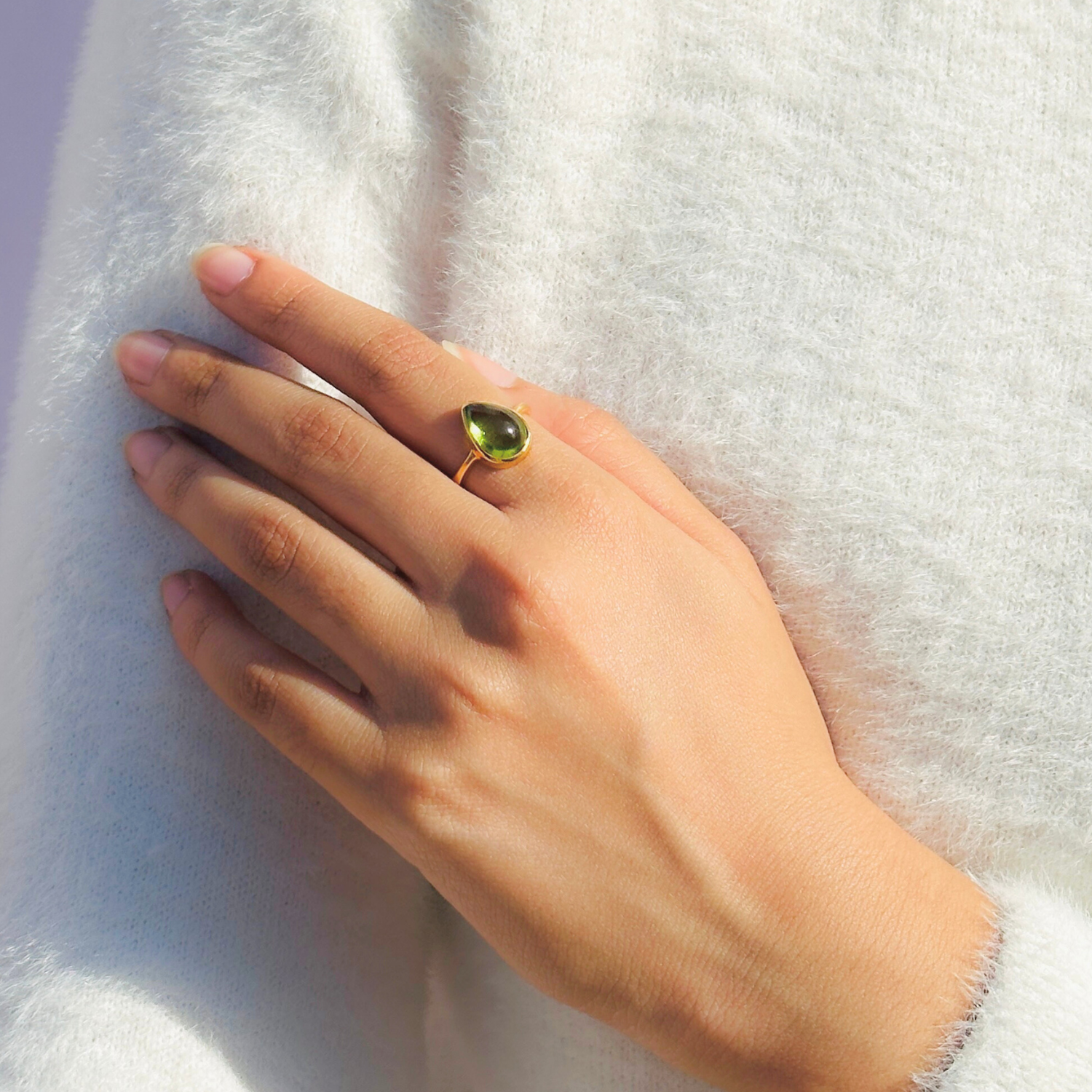 Syla Peridot silver 925 Ring