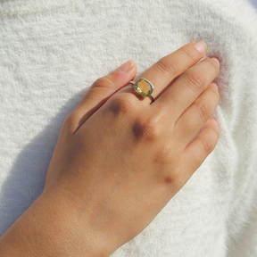 Prle Lemon Quartz Silver 925 Ring