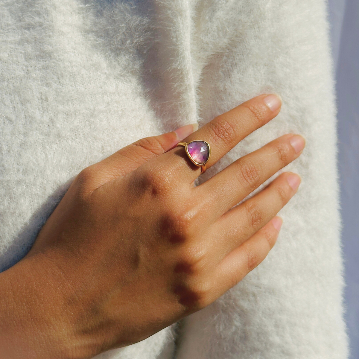 Fleur Amethyst Silver 925 Ring