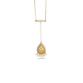 Arunya 18K Gold Plated Silver 925 Pearl Necklace