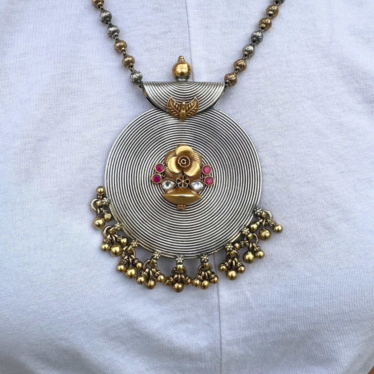 Maira Traditional Silver 925 Necklace