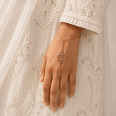 Dvipa 18K Gold Plated Silver 925 Hathphool