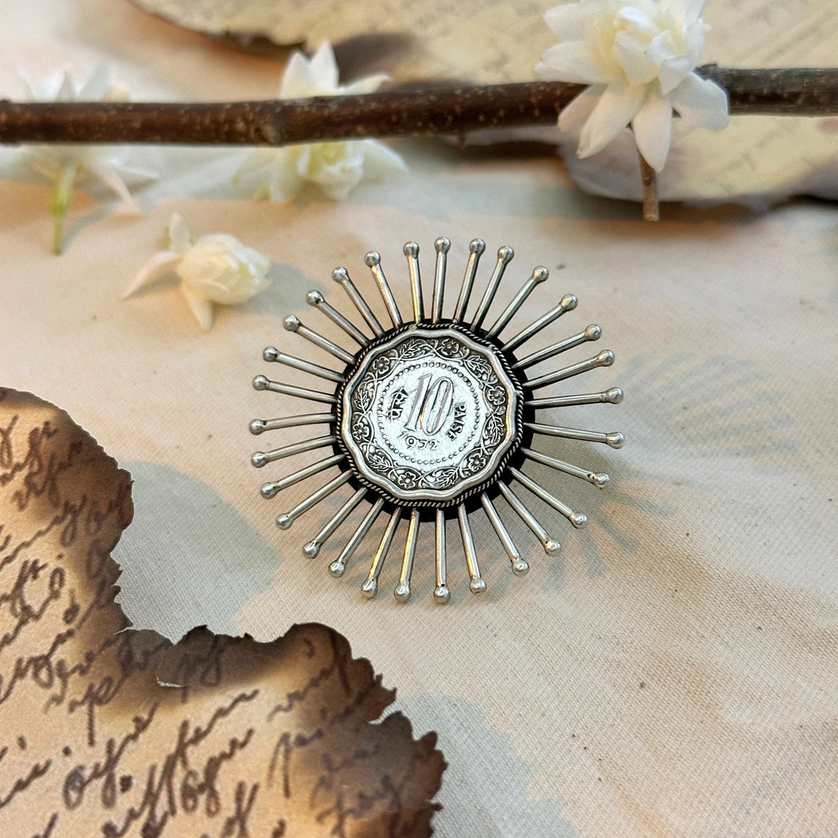 Coin Designer Silver 925 Ring