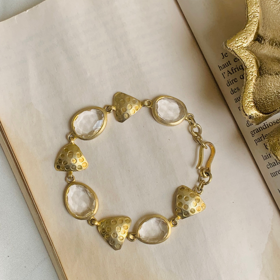 Atisha Gold Plated Silver Bracelet