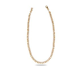 Siraht 18K Gold Plated Silver 925 Pearls Necklace