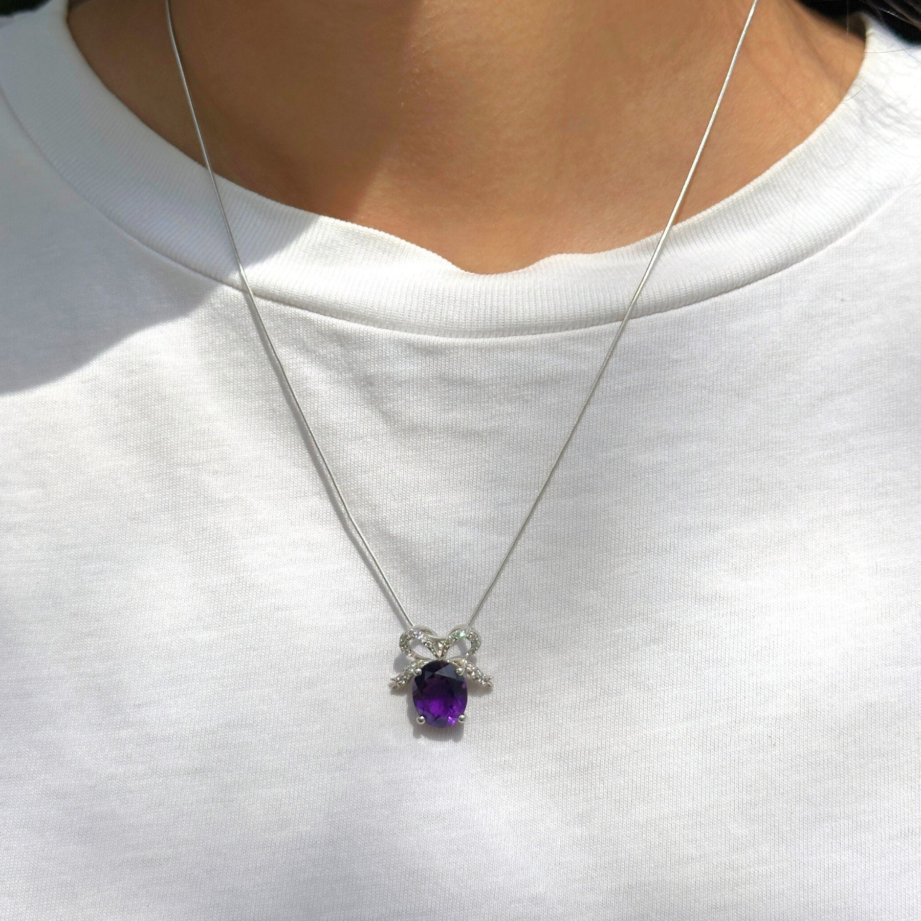 Manuela Multistone & Zircon Silver 925 Pendant