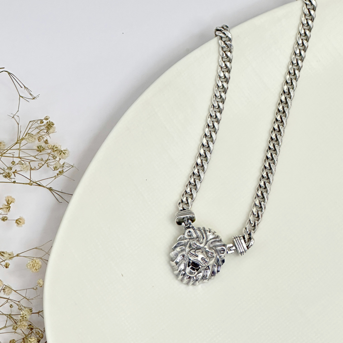 Nubian Silver 925 Pendant Necklace
