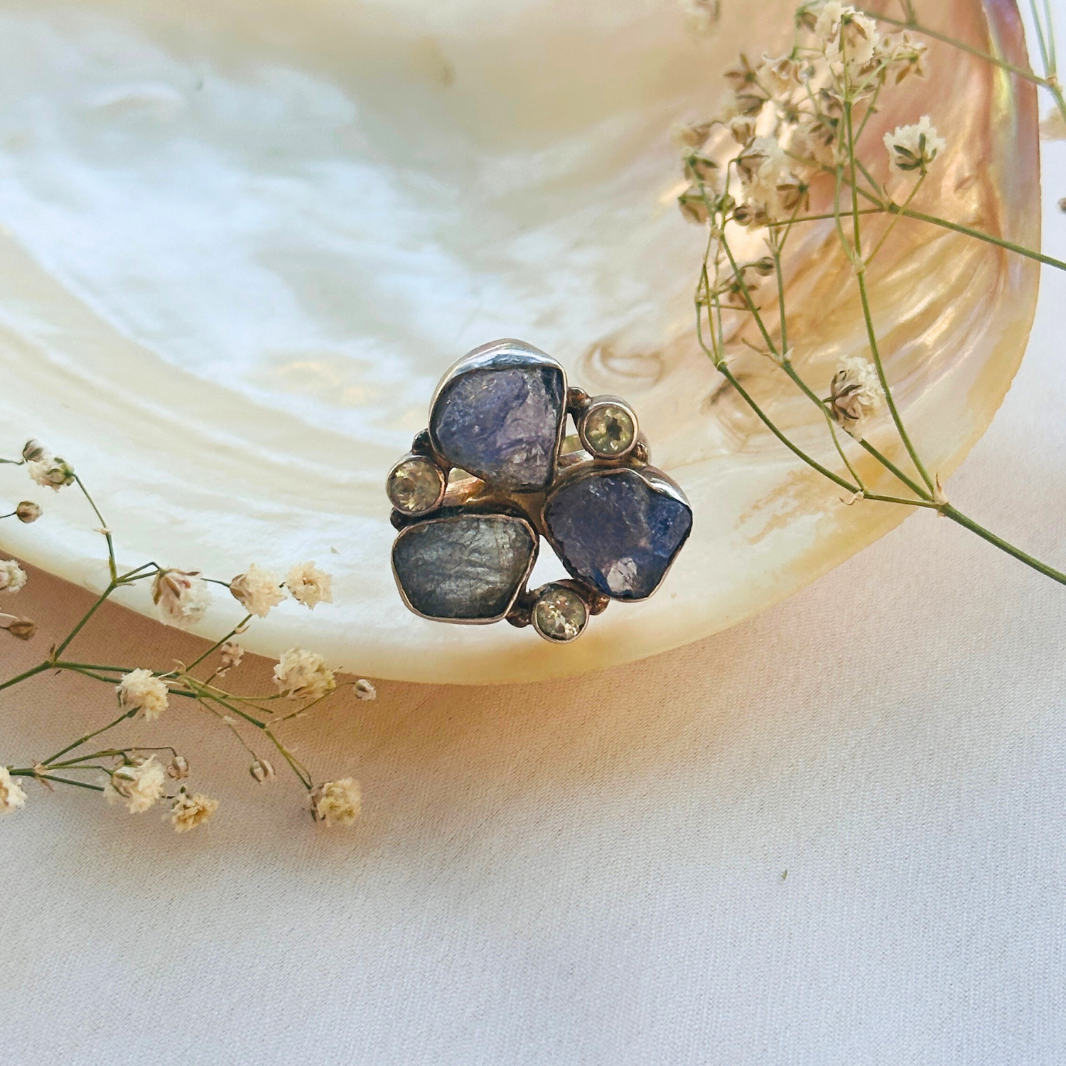 Fira Color Stone Silver 925 Ring