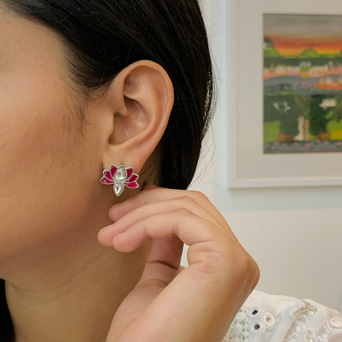 Indira Flower Studs