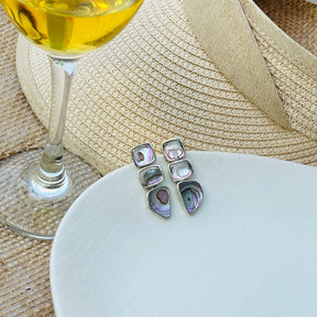 Lusture Abalone Silver 925 Earrings