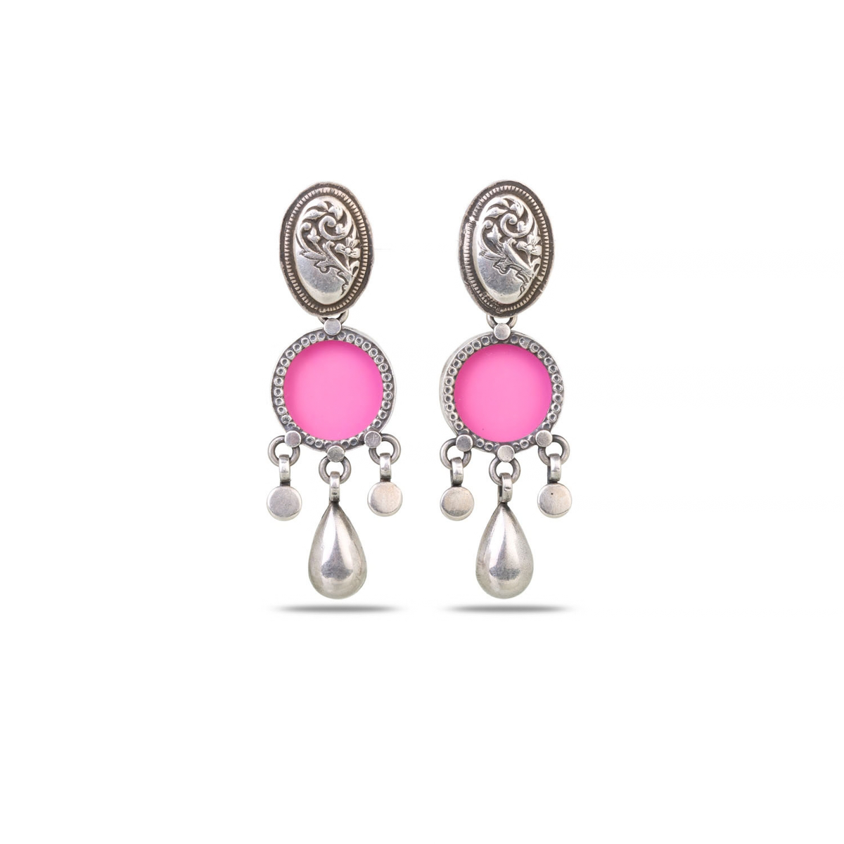 Aira Silver 925 Oxidised Earrings