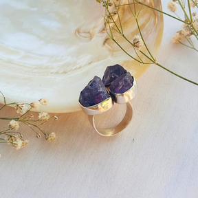 Aria Amethyst Silver 925 Ring
