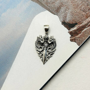 Dragon Men's Silver 925 Pendant
