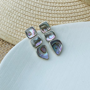Lusture Abalone Silver 925 Earrings