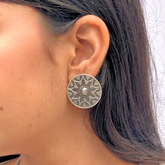 Ekada Traditional Silver 925 Earrings