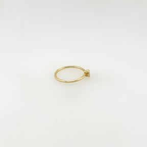Salem Diamond Gold Plated Silver 925 Ring