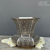 Kaira designed silver flower pot