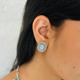 Iksula Rainbow Moonstone Silver 925 Studs