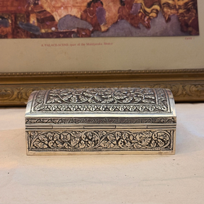 Venkata Silver Engraved Storage box