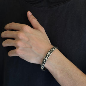Ojas Silver 925 Men's Cuff Bracelet