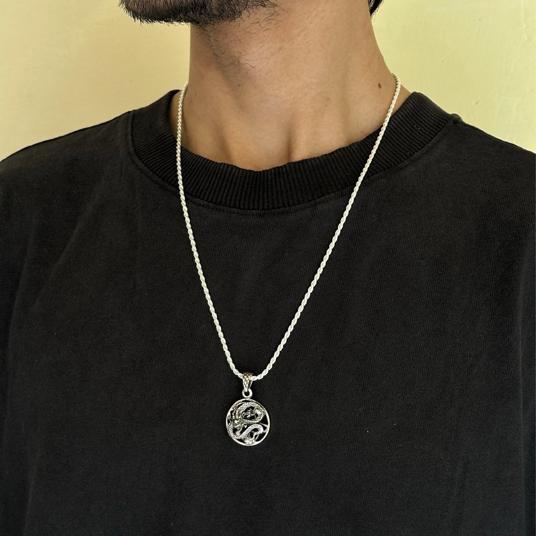 Dragon Silver 925 Men's Pendant
