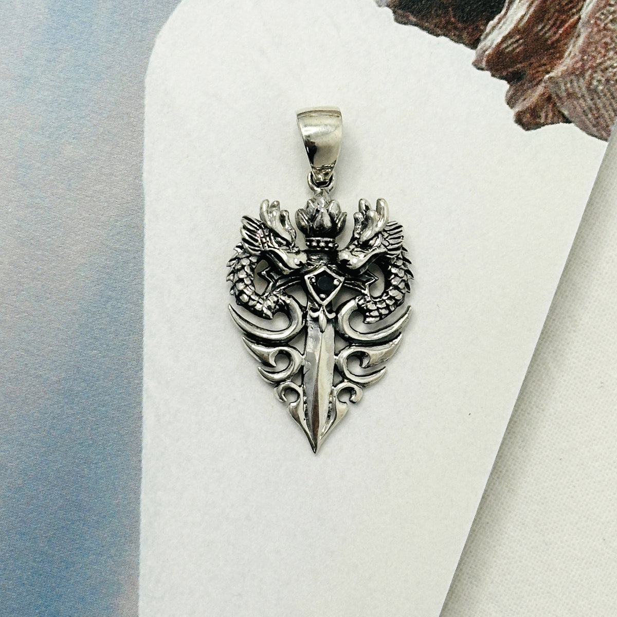 Dragon Men's Silver 925 Pendant