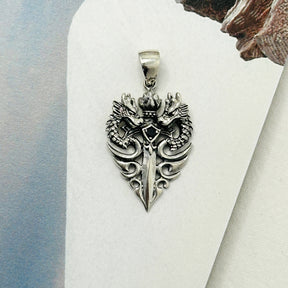 Dragon Men's Silver 925 Pendant