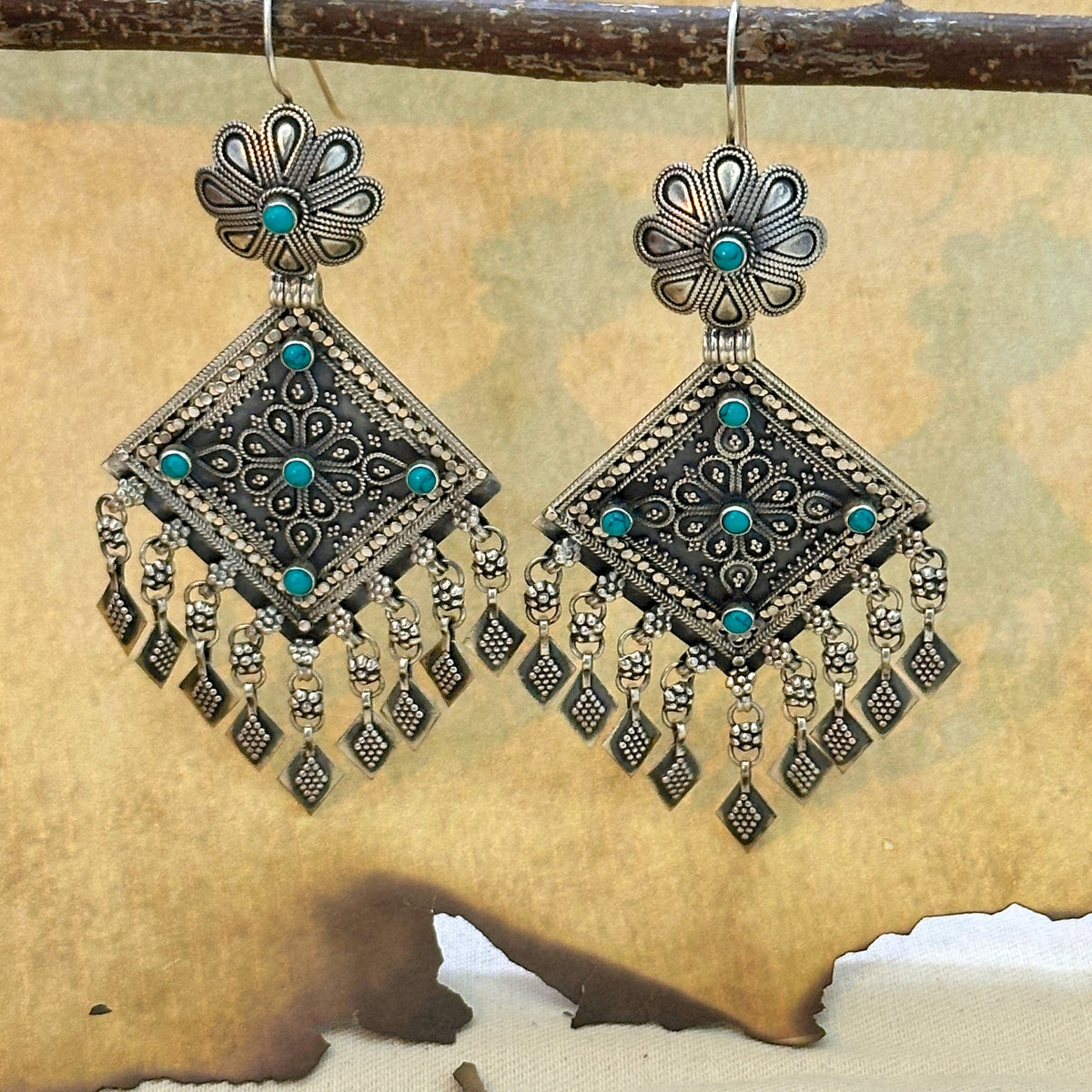 Bhavin Traditional Silver 925 Earrings