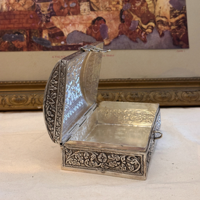 Venkata Silver Engraved Storage box