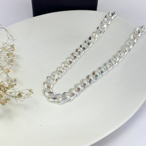 Keith Cuban Silver 925 Chain Necklace
