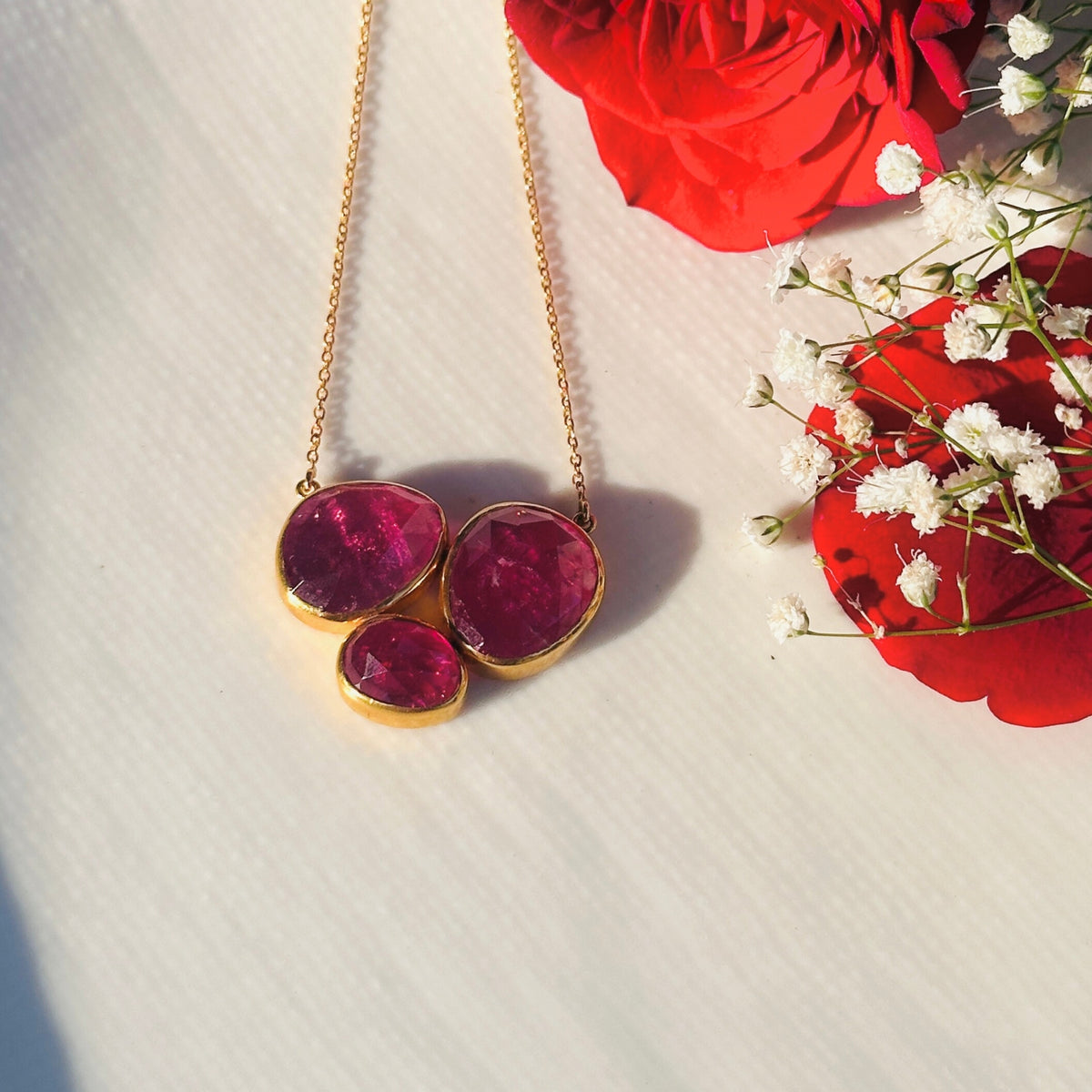 Kria Tourmaline Gold Plated Silver 925 Necklace