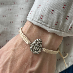 Shiv Silver Bracelet Rakhi