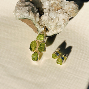 Eun Peridot Silver 925 Earrings