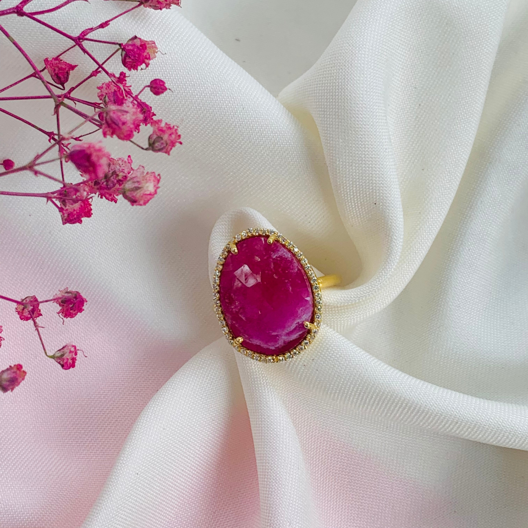 Isaac Ruby Ring