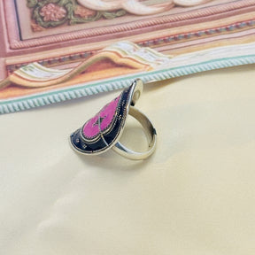 Twisha Enamel Silver 925 Ring
