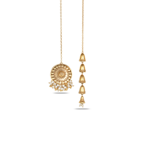 Aroha 18K Gold Plated Silver 925 Maang Tikka