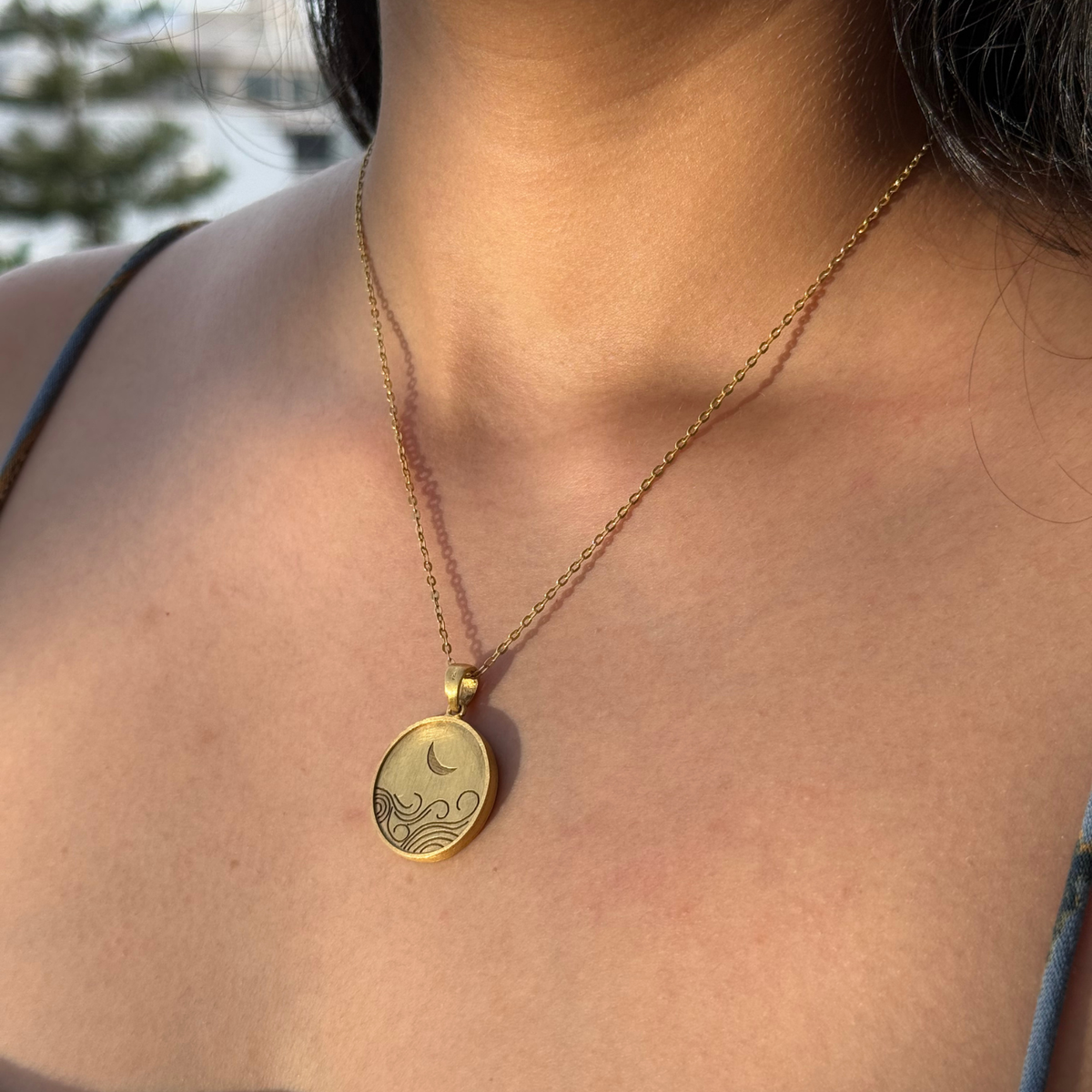 Elya 18k Gold Plated Silver 925 Pendant