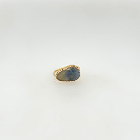 Blorb Sapphire Gold Plated Silver 925 Ring