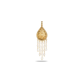 Svara 18K Gold Plated Silver 925 Pearl Pendant