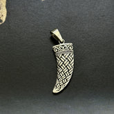 Tooth Design Silver 925 Men's Pendant