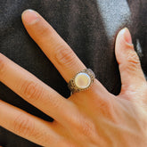 Daniel Pearl Men's Silver 925 Ring