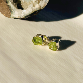 Eun Peridot Silver 925 Earrings