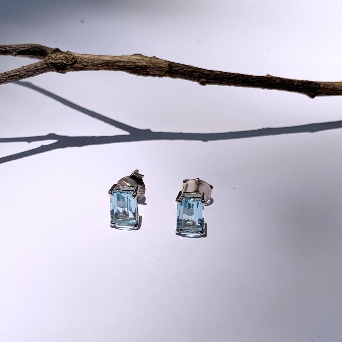 Camilla Blue Topaz Silver 925 Studs